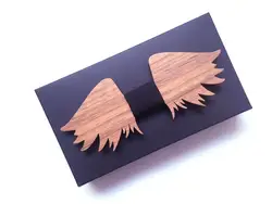 Новый Дизайн крылья бабочки тип древесины Мода из дерева ручной работы Боути Бабочка Галстуки для Для мужчин S деревянный галстук-бабочка