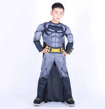

Muscle Batman Child boy kid Movie Cosplay Superhero Halloween Costume