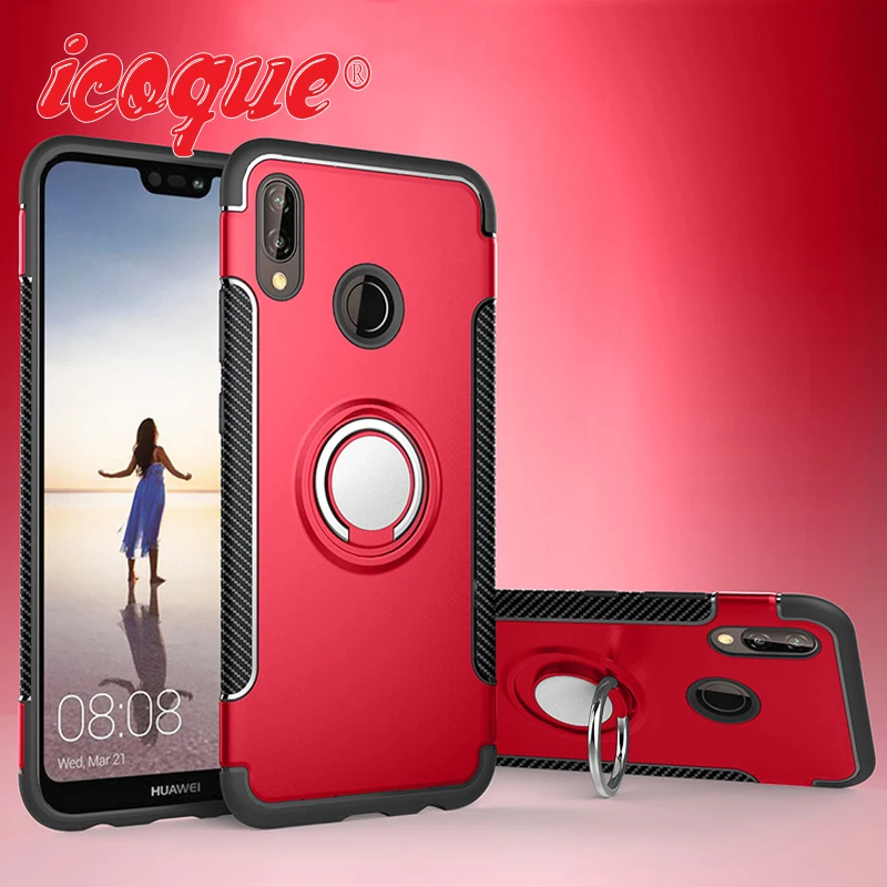 Магнитный автомобильный держатель чехол для Huawei Mate 20 10 lite телефона P20 P10 Lite P30 pro Nova