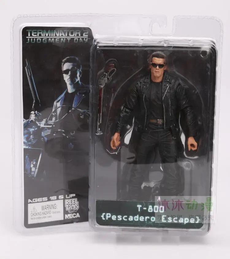 NECA Терминатор 2 фигурка T-800/T-1000 ПВХ фигурка игрушка модель игрушки 7 типов 18 см - Цвет: Pescadero Escape