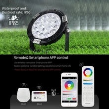 Mi светильник 9 Вт RGB+ CCT светодиодный садовый светильник DC24V/AC86~ 265 В IP65 водонепроницаемый наружный светодиодный светильник ing WiFi совместимый 2,4G беспроводной пульт дистанционного управления