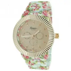 Модные дизайнерские женские наручные часы с цветочным принтом, Женские кварцевые наручные часы