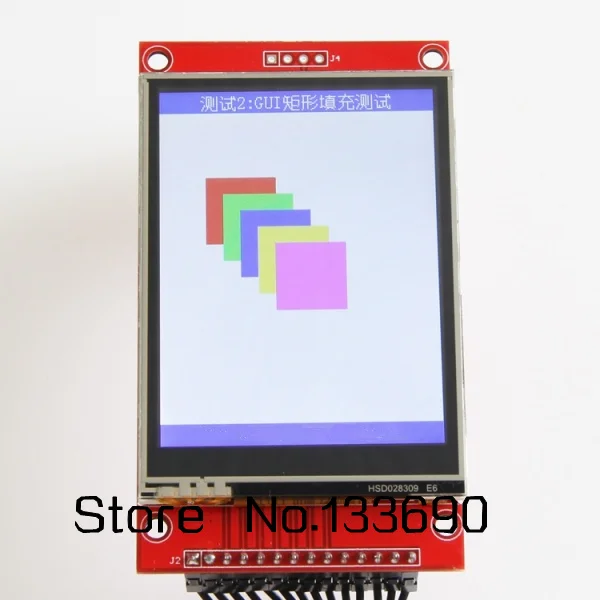 

2.8 inch TFT LCD Module with Touch Panel ILI9341 Drive IC 240(RGB)*320 SPI port (9 IO) 240*320 Touch ic XPT2046 for raspberry pi