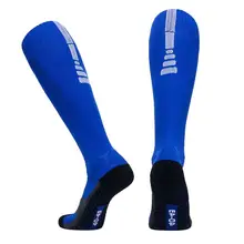 1 пара, хлопковые нескользящие профессиональные футбольные носки, голеностопные защитные Компрессионные носки для бега, спортивные длинные чулки