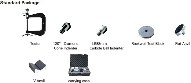 Бренд TX PHR-20-12 c зажим Портативный большой роквеллу Durometer для плоских или Curve большие металлические детали хорошо точность