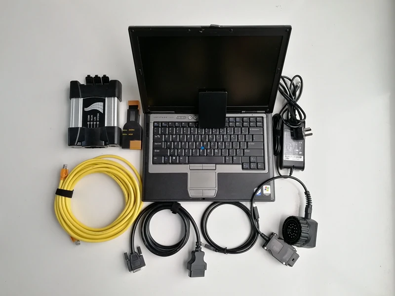 Для BMW Icom Next с V12. установкой программного обеспечения на 480 ГБ SSD в б/у ноутбуке D630 4G для BMW сканер Авто диагностические инструменты