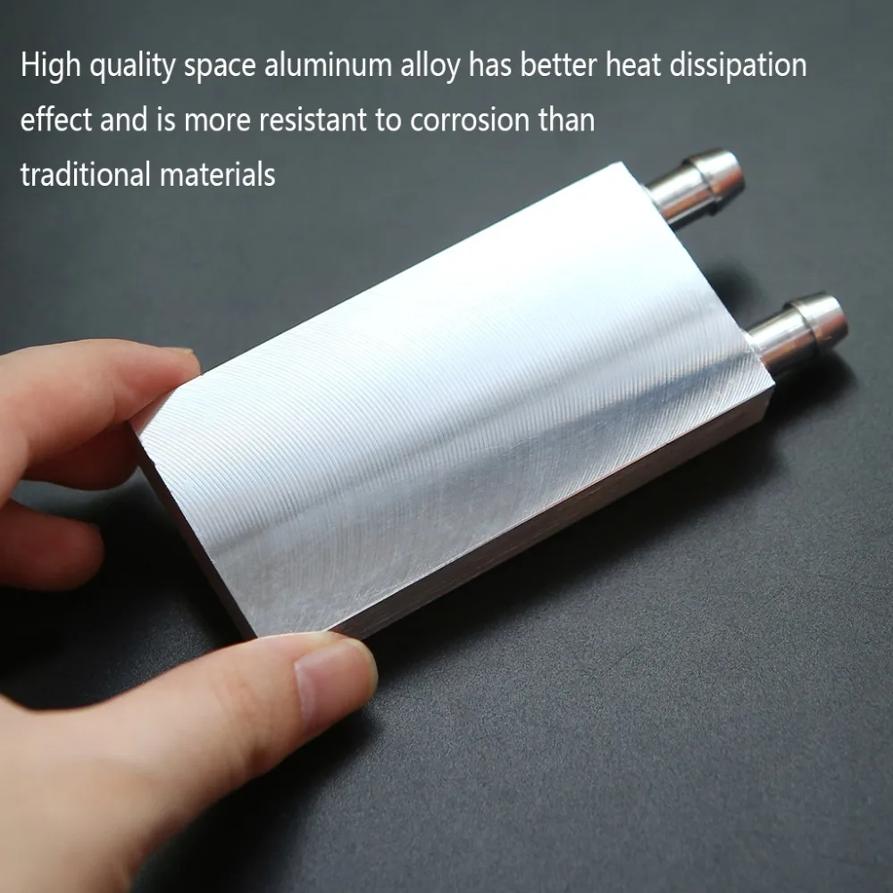 

New Primary Aluminum Water Cooling Cooler Block Heat Sink System 40/80/120/160/180/200/240mm For PC Laptop CPU