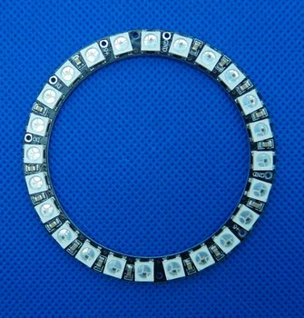 

24LEDs WS2812B pixel ring;addressable ring;DC5V input;RGB full color;round LED pixel