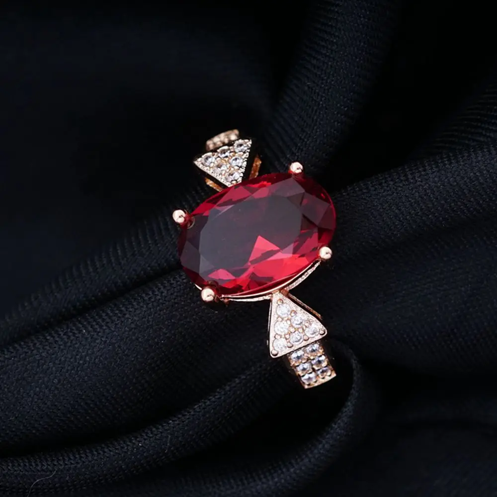 Женское Обручальное кольцо с зеленым фианитом и розовым золотом|rings for women|ring