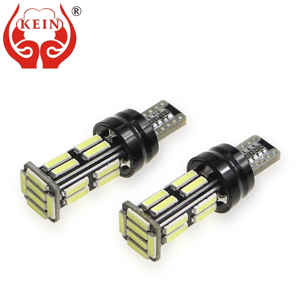 

KEIN 2PCS W16W T15 led Reverse Light Canbus 912 921 920 7020 22SMD highlight auto rear tail t15 signal Lamp Bulb 12V car styling