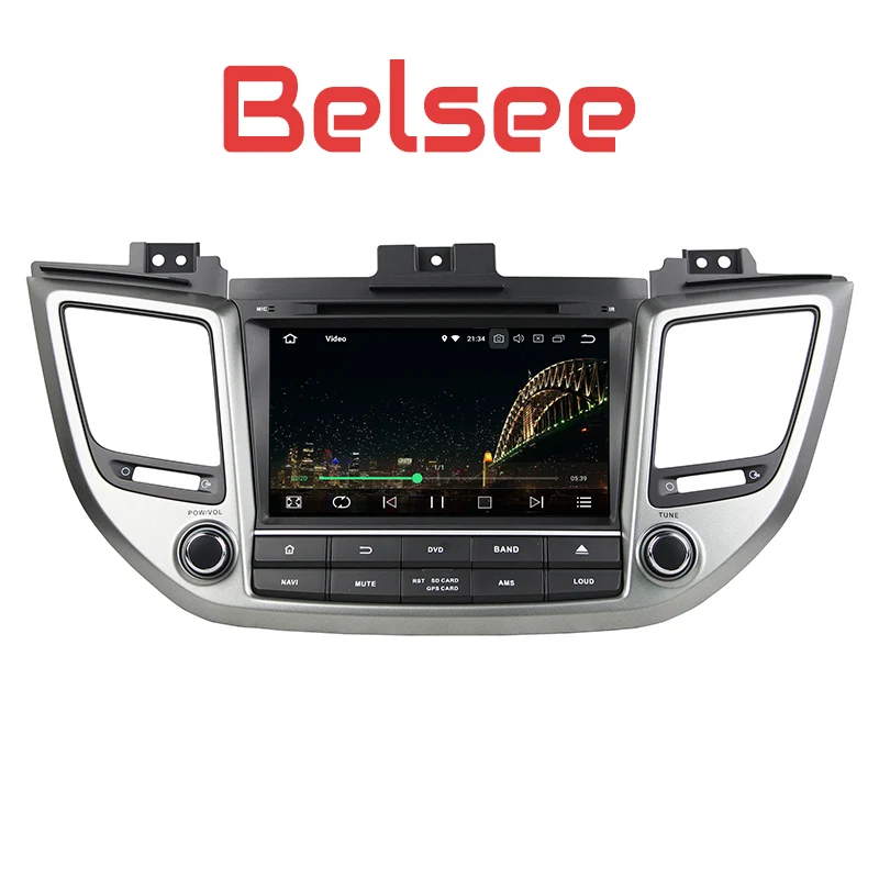 Sale Belsee for Hyundai IX35 Tucson 2015-2017 8" IPS Screen Android 8.0 2 Din Car Radio Stereo GPS Navigation Headunit WiFi Bluetooth 1
