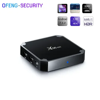 

X96 Mini Android 7.1 Tv Box 1G+8G Amlogic S905W Quad Core Support 4K Media Player 2.4G Wifi x96mini Set Top Box