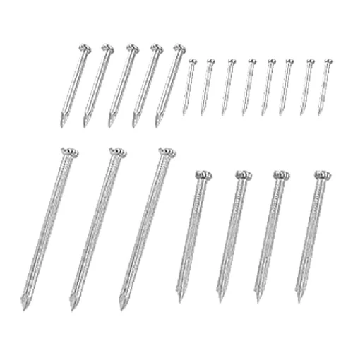 

WSFS Hot Hardware 4 Different Size Iron Nails Fitting 20 Pcs