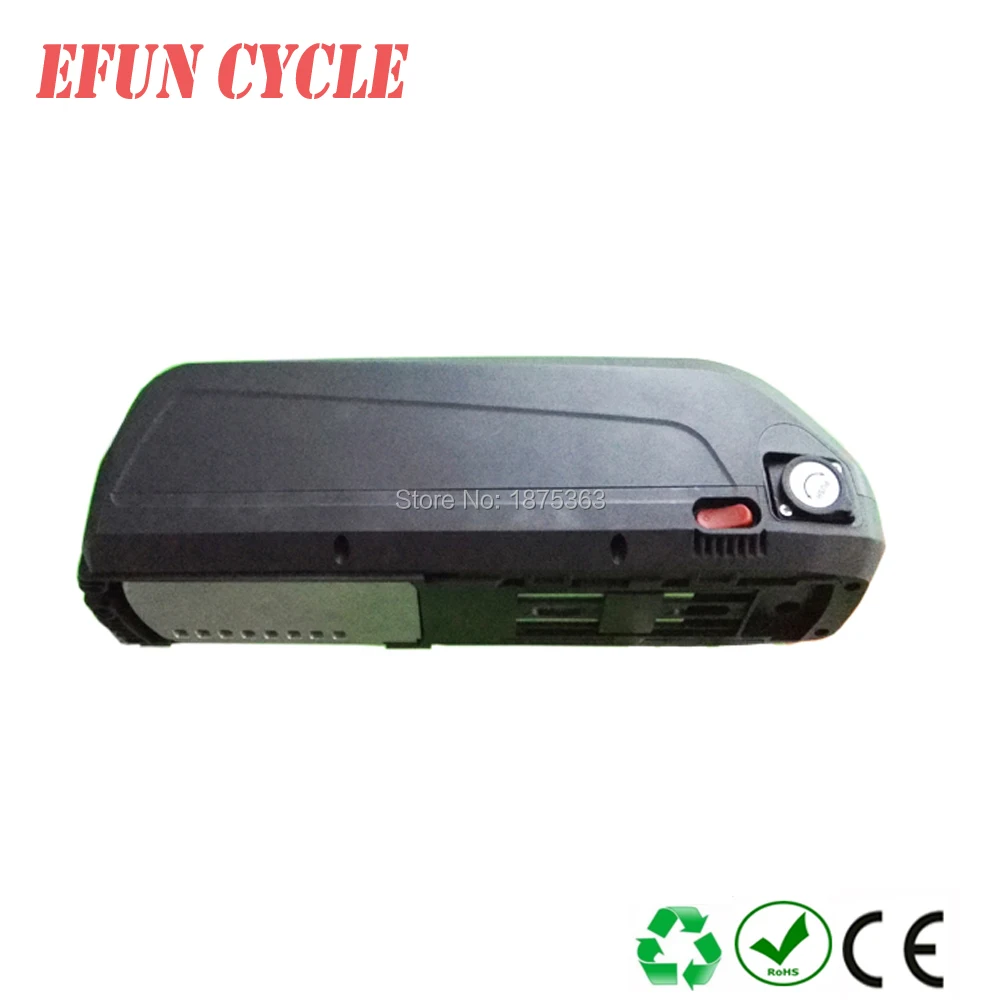 

On Sales free shipping 52V 14Ah Hailong type Lithium ion down tube ebike battery for fat tire bike with charger