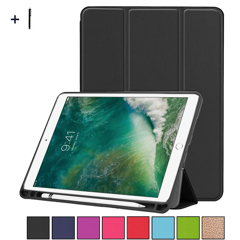 Smart Wake Sleep Case For iPad Air 3 10.5'' 2019 Flip Leather Stand Cover 10. 5 inch Frame Pen Holder+Stylus | Компьютеры и