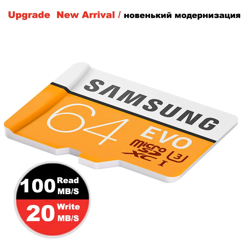 Топ популярных samsung micro sd карты памяти 64 ГБ мини сим-Карты Водонепроницаемый Class10 TFTrans Микро Memoria Карты 64 ГБ для телефон карта памяти