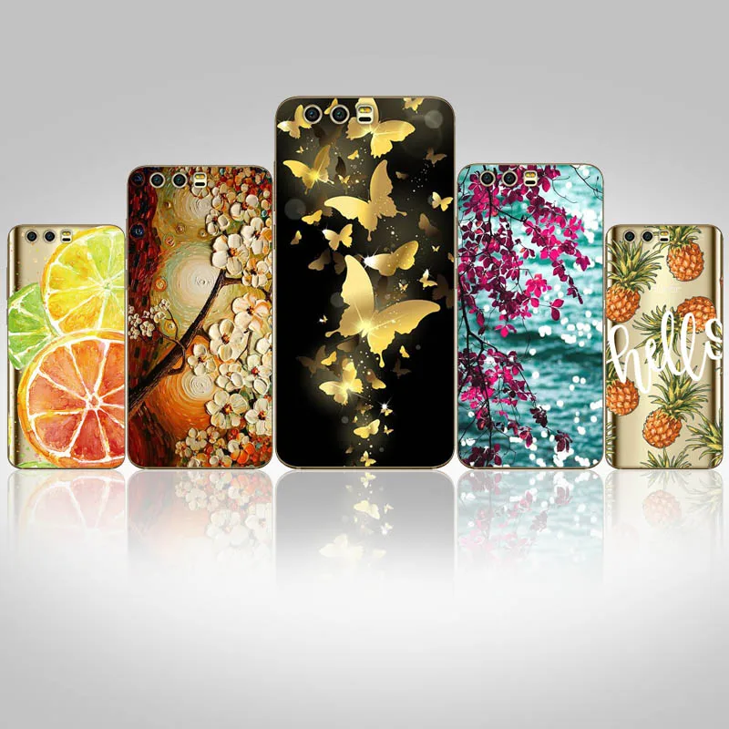 For Huawei Honor 9 Phone Case Soft TPU Printing Pattern Cover Back sFor Fundas Capas | Мобильные телефоны и аксессуары