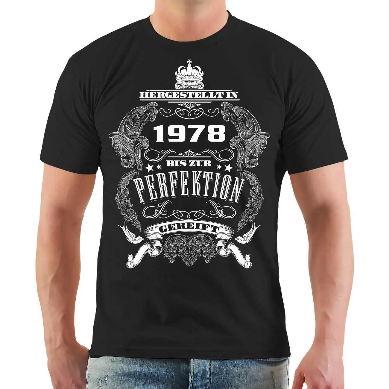 Высокое качество Bis Zur Perfektion Gereift 1978 Geschenk 2018 Geburtstag Vierzigster 40 (40 й день рождения)