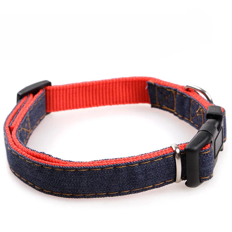 Adjustable No-Pull Denim Dog Harnesses Leash Collar for Greater Control Safety Dog Training Walking Running Rescue Harness 16