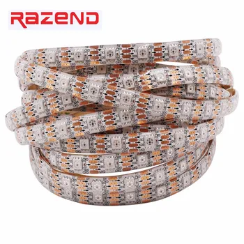 

CX2802 (Similar APA102) Smart led pixel strip WS2801 IC 1m/5m,30/60 leds/pixels/m ,IP30/IP65/IP67 DATA and CLOCK seperately DC5V