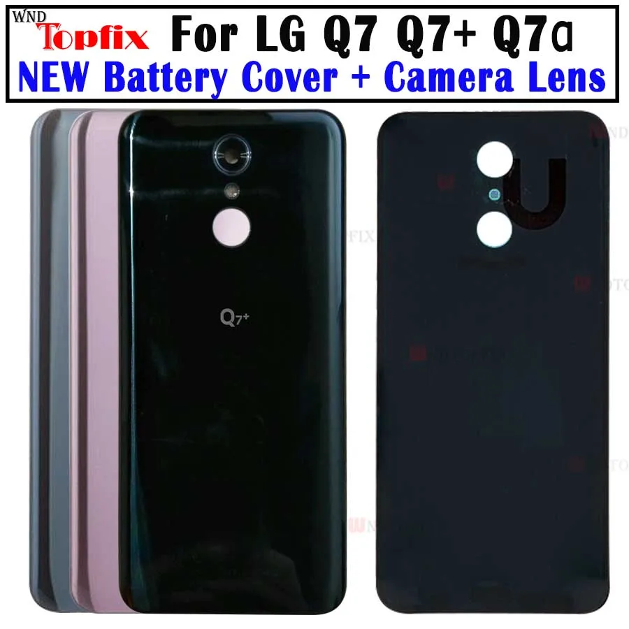 New Original For 5 5 LG Q7 Back Battery Cover Rear Door Housing Replacement Parts For 1