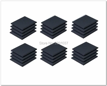 

24pcs size 30*30*5cm Black Prim acoustic foam acoustic panel acoustic Broadway Scatter Blocks Acoustic Treatment Pro Audio LA