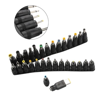 

30Pcs/Set Universal Laptop DC Power Supply Adapter Connector Plug AC DC Conversion Head Jack Charger Connectors Laptop