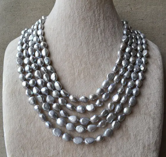 long real pearl necklace