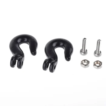 

RC Car 1/10 Scale Alloy Hooks Red for RC Crawler Truck Accessory X 2PCS