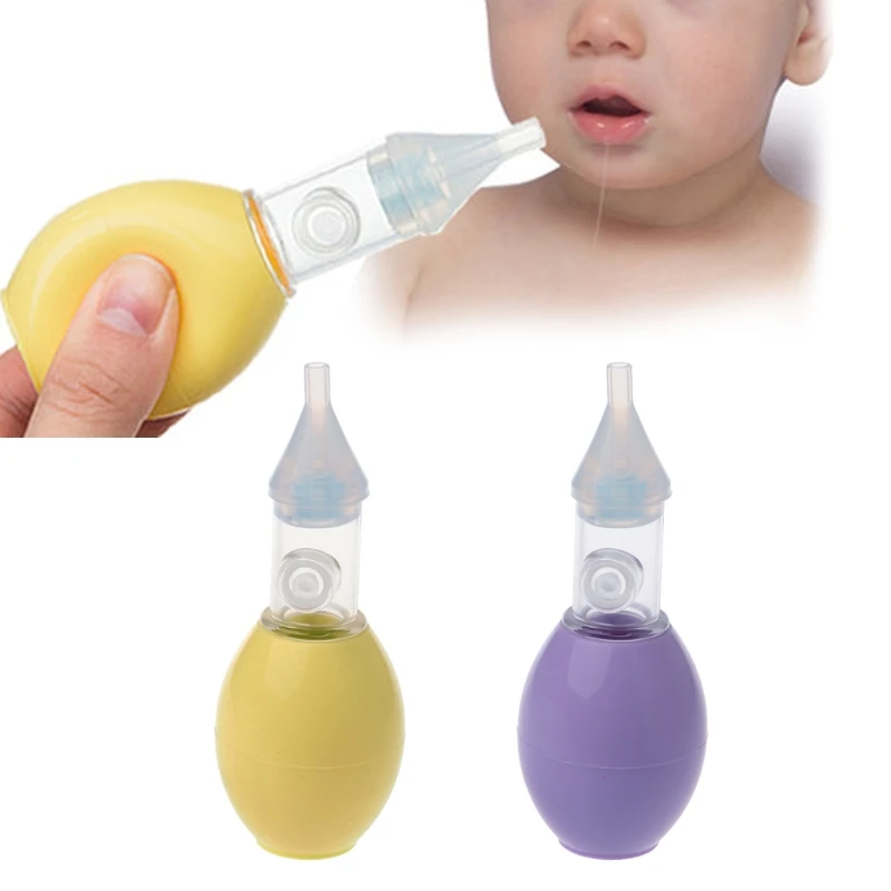Baby Nasal Vacuum Mucus Suction Aspirator Soft Tip Runny Nose Cleaner 