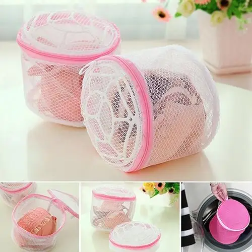 New 1pc Washing Home Use Mesh Clothing Underwear Organizer Washing Bag Useful Lingerie Mesh Net Bra Wash Bag zipper Laundry Bag