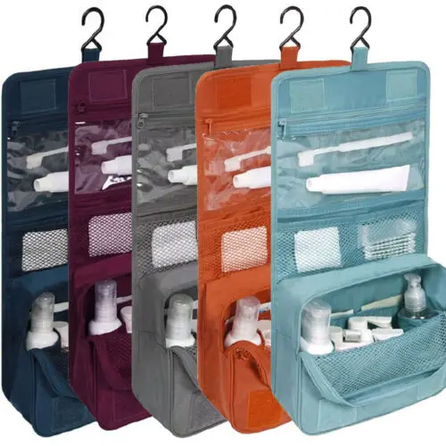 Portable Hanging Travel Toiletry Bag Large Capacity Waterproof Wash Makeup Organizer Cosmetic Bag