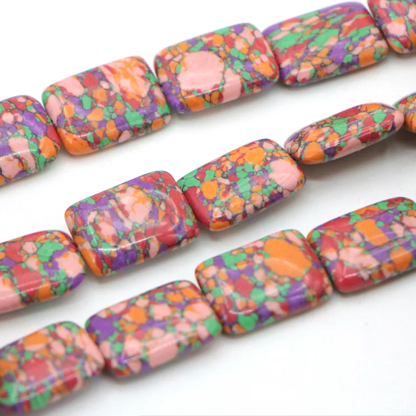 The long square shape of Turkey pine beads (23)