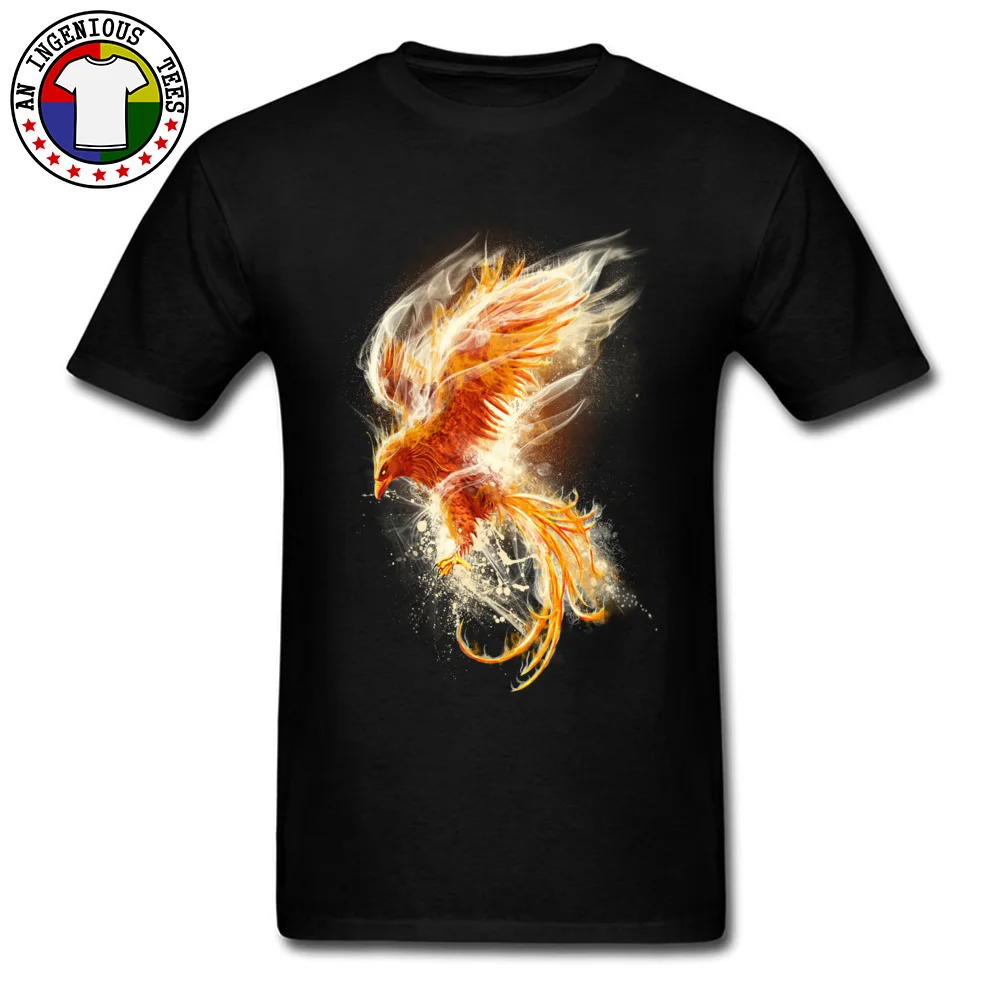 fenix Round Collar T-Shirt April FOOL DAY Tops Shirts Short Sleeve Funky Pure Cotton Custom Sweatshirts Custom Male fenix black