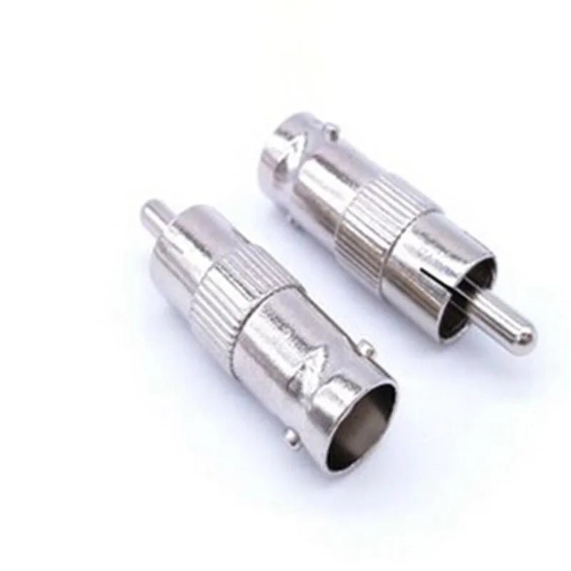 

10pcs Q9 BNC Female switch AV RCA male Adapter connector NEW nickel