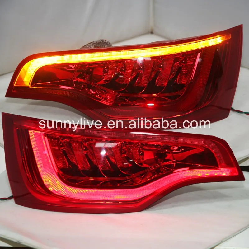  For Audi Q7 LED Tail Light Rear lamp 2010-2015 year Red Black OEM - 32919819546