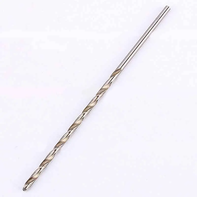 2-5mm Diameter Extra Long HSS Straigth Shank Auger Twist Drill Bit Set 160mm