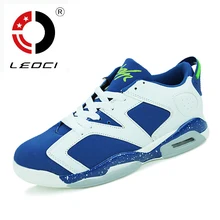 LEOCI Women Men Basketball Shoes Low Cut Real Air Sole Sport Sneakers Indoor Outdoor Shoes Basketball Zapatillas De Basquet