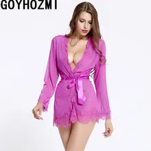 Женский сексуальный халат с открытой пилкой, бандажные эротические костюмы, Экзотическая одежда, халат, нижнее белье, пижамы для маленьких кукол