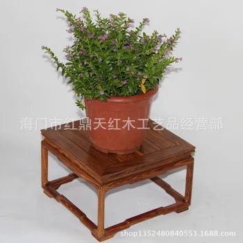 

Redwood crafts mahogany base pear antique jade bonsai ceramic base shelf