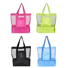 Hiking Picnic Bag Double Layer Thermal Insulation Multifunctional Picnic Camping Traveling Bag Male and Female Sports Beach Bag