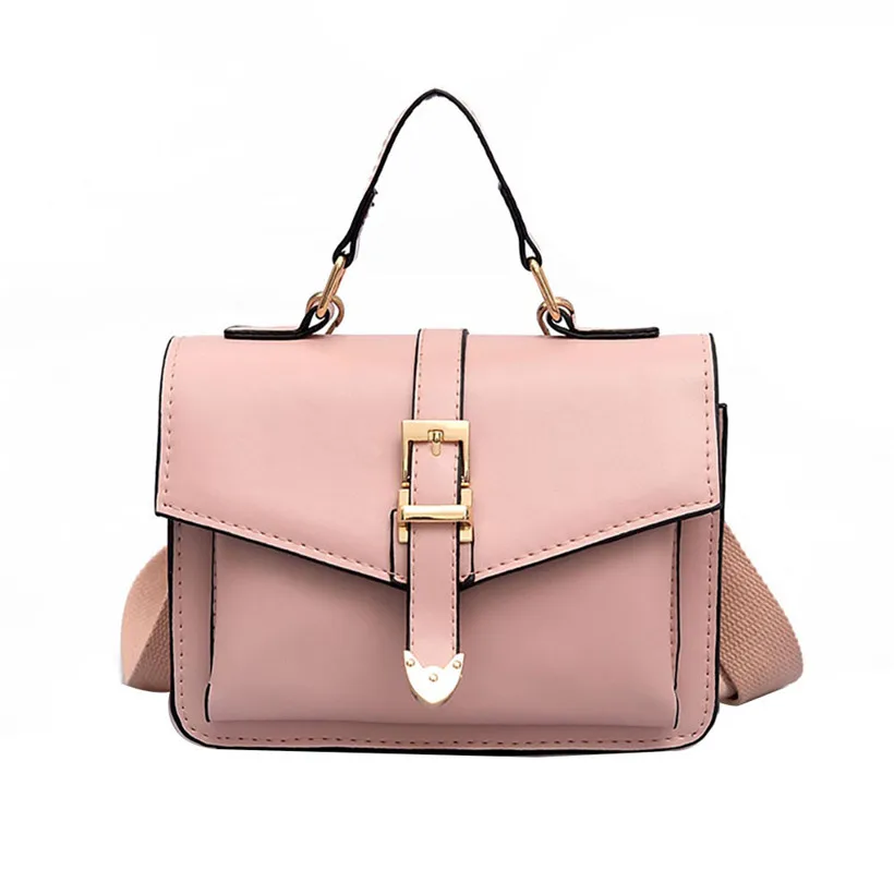 

Women's Fashion Leather Simple Solid Handbag Small Shoulder Bags Crossbody Bags for Girls Messenger Bags for Female bolso mujer