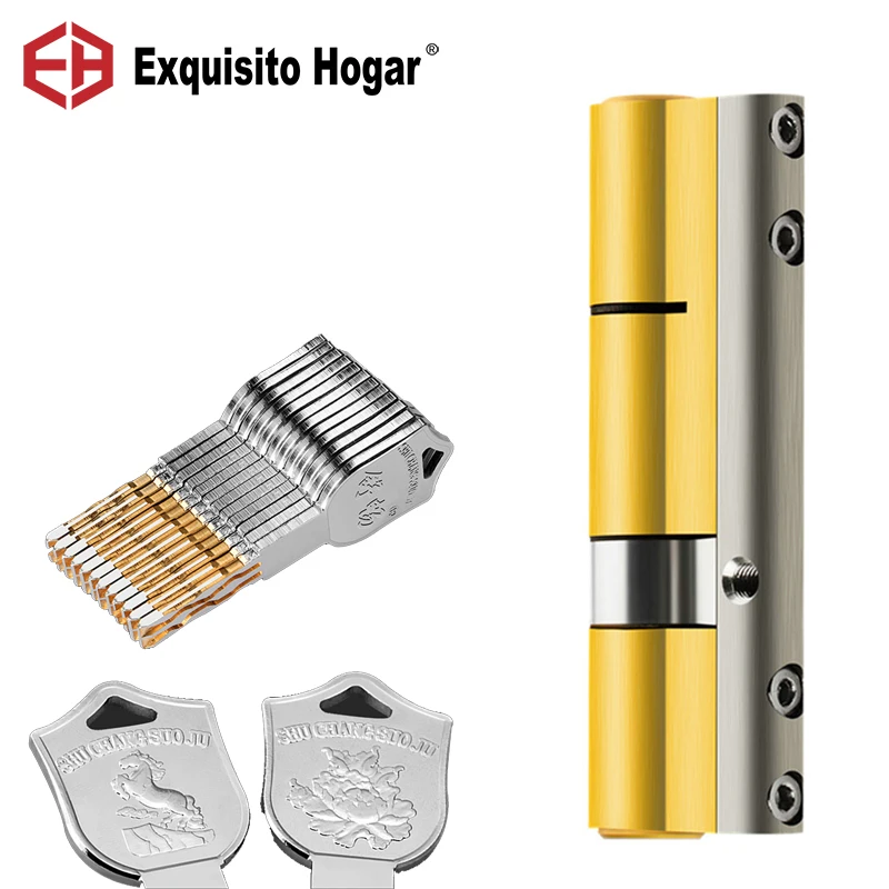 Entrance Door Lock Cylinder More Key 12 20 30 Pcs Sided Stainless Steel 