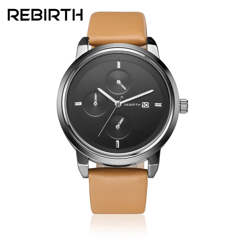 

Rebirth Watches RE023D Hot Sale Leather Girl Watches Japan Movement Fashion designer watches lady Relojs Watch