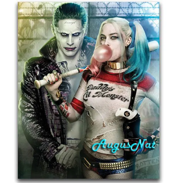 Алмазная картина самоубийц квадратная настенная живопись harley quinn Постер для