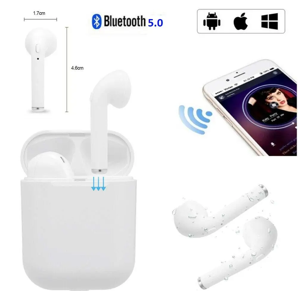 

Fanshu Wireless Headset Tws Bluetooth 5.0 Mini Sports Earbuds I9s Smart Portable Stereo Headset For Apple IOS Android Smartphone