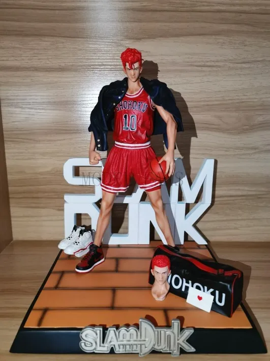 MODEL FANS IN-STOCK KO espada studio SLAM DUNK Hanamichi Sakuragi and Akagi haruko gk resin statue action figure for collection - Цвет: B