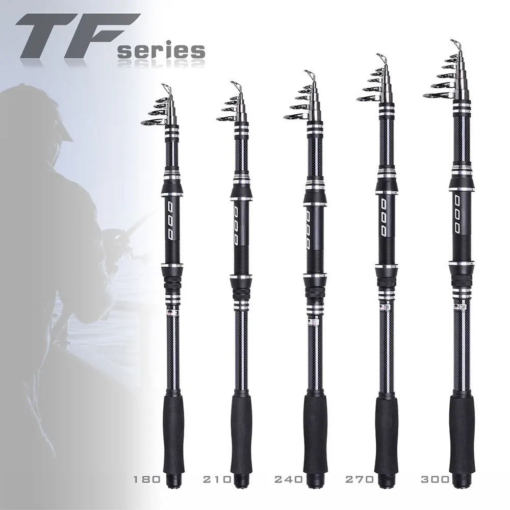 Vara de Pesca da Liga Liga de Alumínio plus Fibra Fibra de Carbono Vara de Pesca Japão Qualidade Isca de Alumínio plus Telescópica Marítima 1.8 3 m Superhard Spinning 4 Cheap Varas de pescar