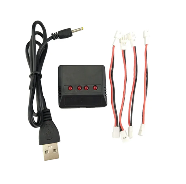 Зарядное устройство Lipo 4 в 1 для вертолета Wltoys V911 F929 F939 H36 E010 X5C X5SW X5SC X5S E013