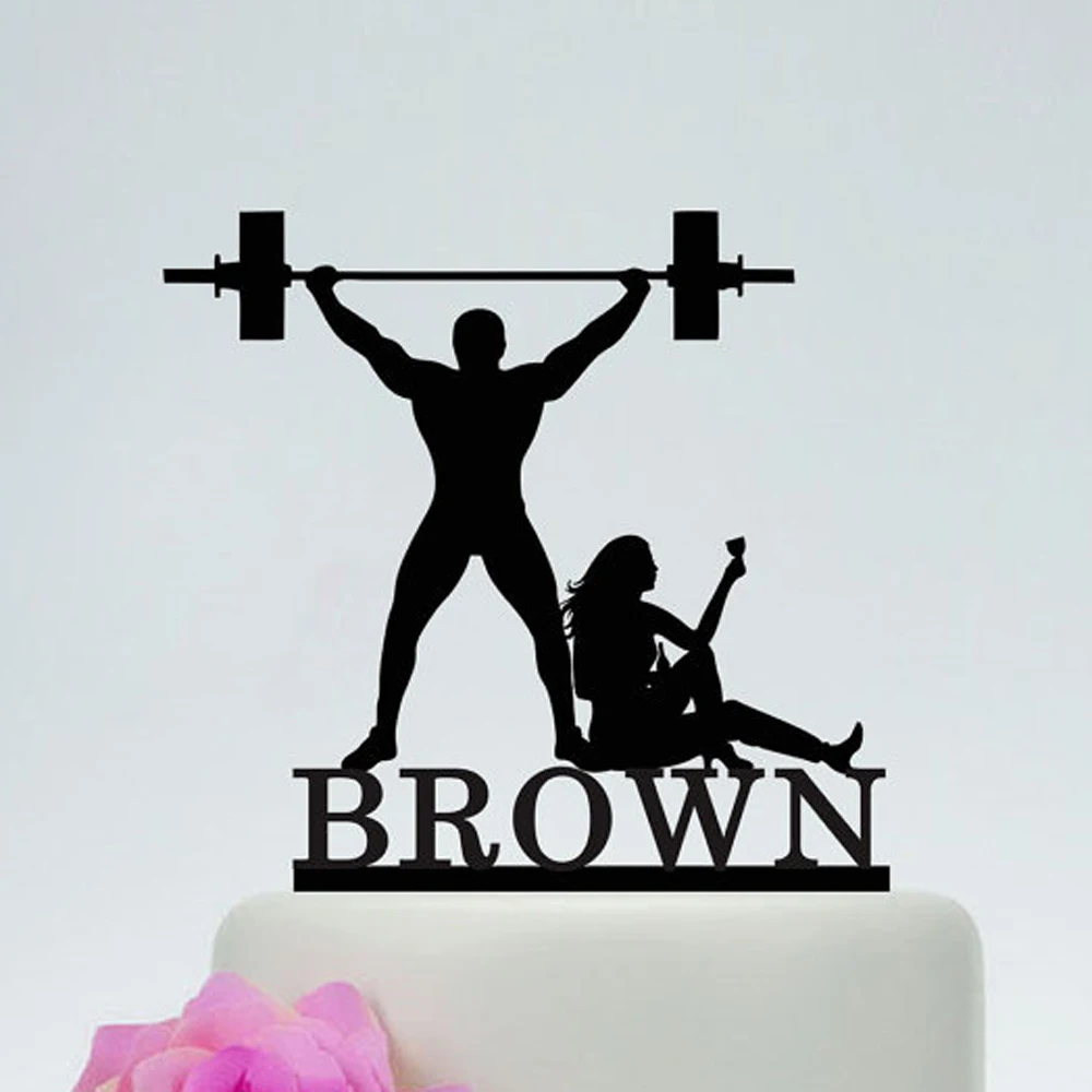 Personalized Wedding Cake Topper, Wedding Decoration, Acrylic silver glitter, Custom wedding cake topper personalized last name555